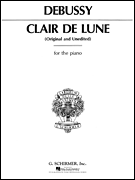 Clair de Lune piano sheet music cover